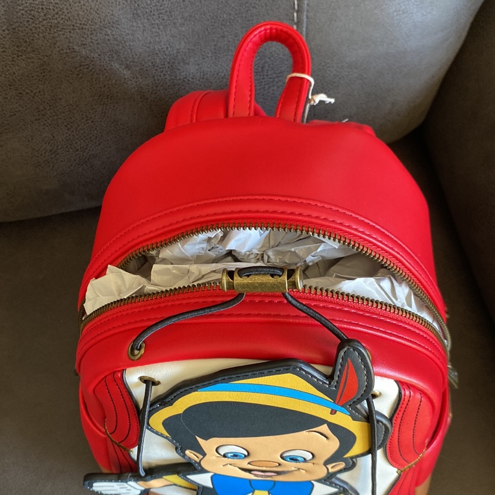 Loungefly Pinocchio Backpack - Picture 6 of 7